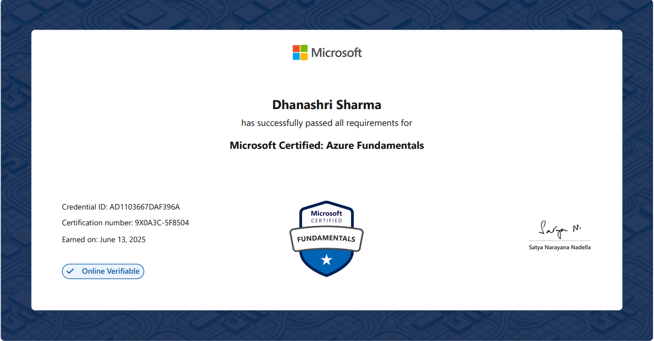 Screenshot 2025-06-24 094155 Microsoft AZ-900 certification